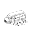 Dodge Sprinter 3500 Car Speakers Diagram - 68013427AA