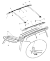 Chrysler Voyager Spoiler Diagram - RA86VAWAD