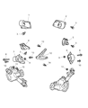 Dodge Durango Engine Mount Diagram - 52019958AC