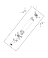 2013 Dodge Viper Drive Shaft Diagram - 5037990AA