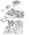 Dodge Nitro Air Filter Box Diagram - 4880288AB