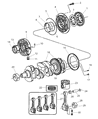 Jeep Wrangler Piston Ring Set Diagram - 5140392AA