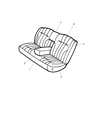 Chrysler LHS Armrest Diagram - QZ381T5AA