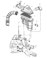 Chrysler PT Cruiser Air Filter Box Diagram - 4891546AC