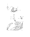 Dodge Nitro Shift Knob Diagram - 52125195AE
