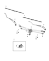 Ram Wiper Blade Diagram - 68339036AC
