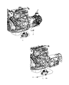 2009 Jeep Wrangler Starter Motor Diagram - 4801268AB