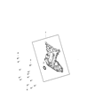Jeep Wrangler Timing Cover Diagram - 5048139AC
