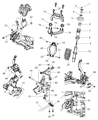 Chrysler Sebring Front Cross-Member Diagram - 4764448AC