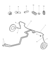 Chrysler Crossfire Brake Line Diagram - 68025215AA