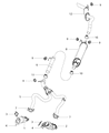 2013 Ram 1500 Catalytic Converter Diagram - 68087584AA