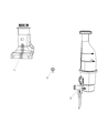 Chrysler PT Cruiser Power Steering Reservoir Diagram - 5272351AD