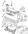 Chrysler Radiator Support Diagram - 4814716AA