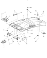 Dodge Challenger Dome Light Diagram - 1AR301DVAB