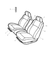 Dodge Intrepid Armrest Diagram - YY461T5AA