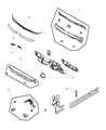 Dodge Journey Dash Panels Diagram - 5067841AD