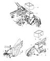 Ram Battery Tray Diagram - 68090000AC