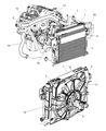 Jeep Commander Engine Cooling Fan Diagram - 5159121AE