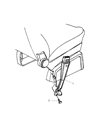 2005 Dodge Caravan Seat Belt Diagram - RL001D5AB