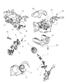 Dodge Neon Steering Column Diagram - 4690519AD