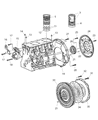 2005 Jeep Liberty Torque Converter Diagram - 4736454AA