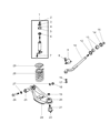 Dodge Ram Van Control Arm Diagram - 52106104AA