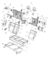 Jeep Compass Seat Cushion Diagram - 68001881AA