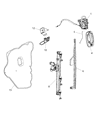 Ram Window Regulator Diagram - 68267290AA