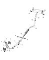 Jeep Muffler Diagram - 68245410AC