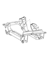 Jeep Front Cross-Member Diagram - 52059463AG