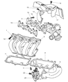 Jeep Exhaust Manifold Gasket Diagram - 4781255AA