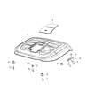 Dodge Durango Engine Cover Diagram - 5281383AD