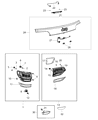 2014 Jeep Grand Cherokee Back Up Light Diagram - 68217432AB