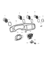 Dodge Charger A/C Switch Diagram - 68435727AA