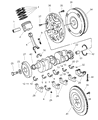 Dodge Durango Piston Ring Set Diagram - 4720727