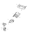 Dodge Dart Exhaust Heat Shield Diagram - 68190700AA