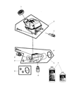 Chrysler PT Cruiser Brake Fluid Level Sensor Diagram - 5142505AA