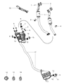 Dodge Durango Muffler Diagram - 53010361AC