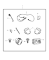 Dodge Dakota Fog Light Diagram - 82209046