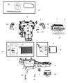 Dodge Durango Blend Door Actuator Diagram - 68079488AA
