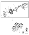 Ram 1500 A/C Compressor Diagram - R5111049AE