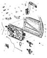 Ram Door Handle Diagram - 6PU81LAUAA
