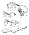 Dodge Ram Wagon A/C Hose Diagram - 5003262AC