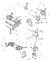 Dodge Stratus Engine Mount Diagram - 4593337AF