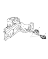 Chrysler PT Cruiser Horn Diagram - 4671747AC