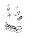 Ram 2500 Battery Tray Diagram - 55372563AB