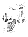 Jeep Compass Window Regulator Diagram - 68292133AA