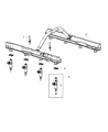 2019 Dodge Durango Fuel Injector Diagram - 5037479AD