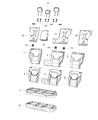 Jeep Renegade Armrest Diagram - 6AY08LTUAA