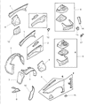 1999 Chrysler Sebring Wheelhouse Diagram - 4724234